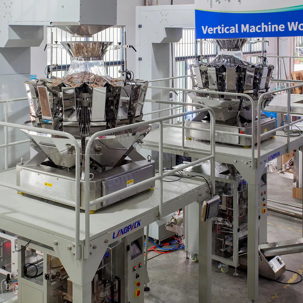 Fully Automatic Vffs Multi Heads Weigher Packing System For Screw Nail Fastener