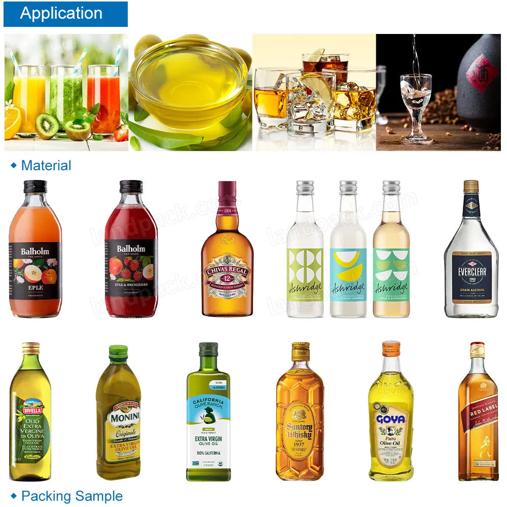 Automatic Vinegar Rinsing Filling Capping Machine Line