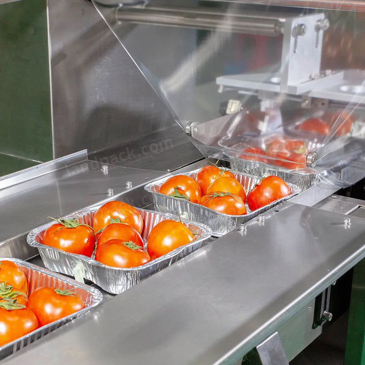 Automatic Horizontal Pillow Flow Vegetable Fruit Packaging Machine