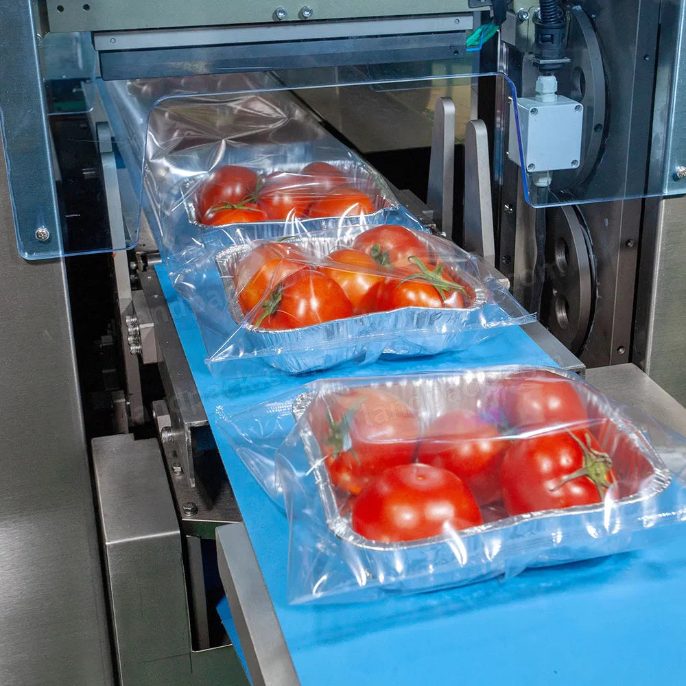 Automatic Horizontal Pillow Flow Vegetable Fruit Packaging Machine