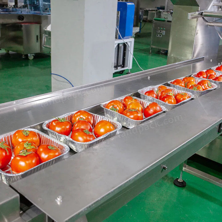 Automatic Horizontal Pillow Flow Vegetable Fruit Packaging Machine
