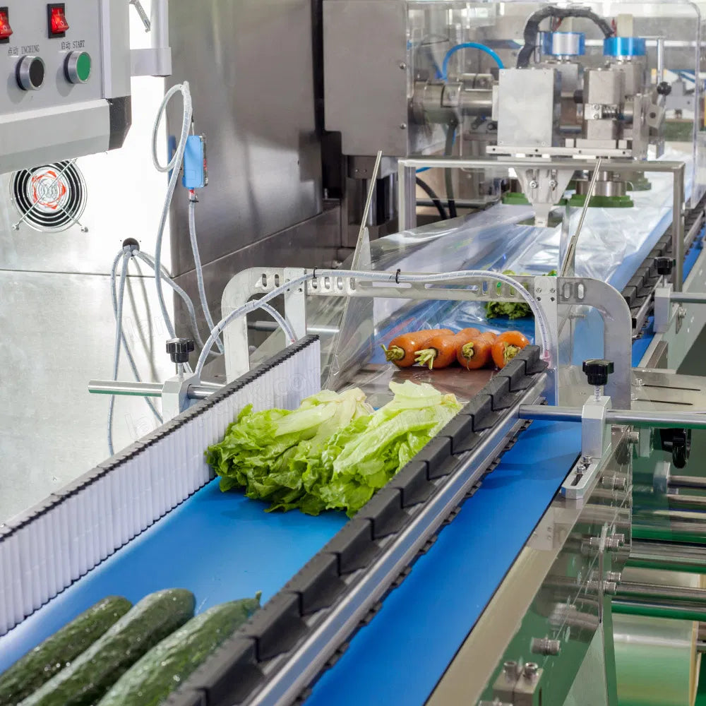 Fresh Vegetables & Fruits Pillow Flowpack Packing Machine | High-Speed Packing