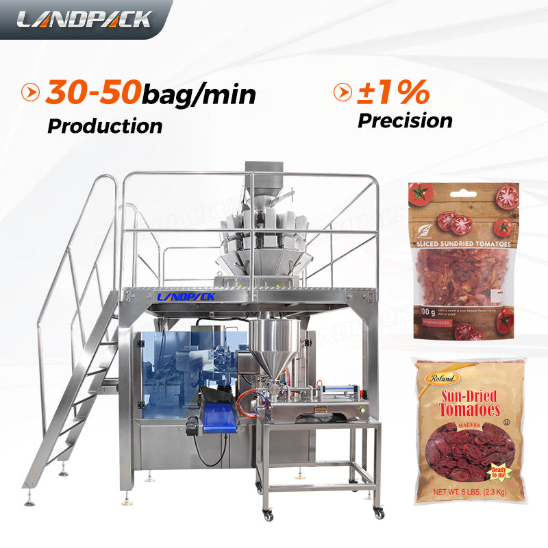 Automatic Rotary Doypack Premade Pouch Dry Food Granule Packing Machine
