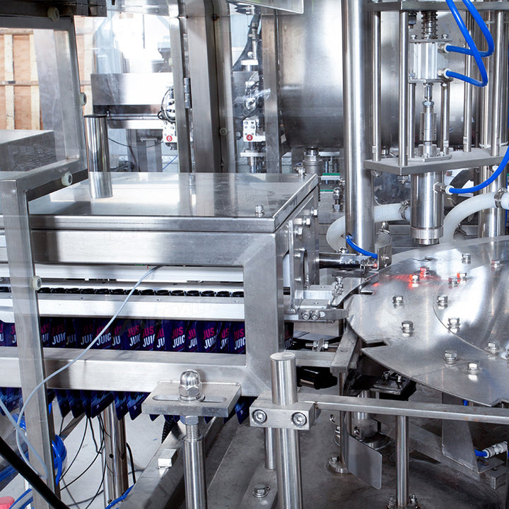 Automatic Liquid Spout Pouch Squeeze Pouch Rotary Filling Capping Machine