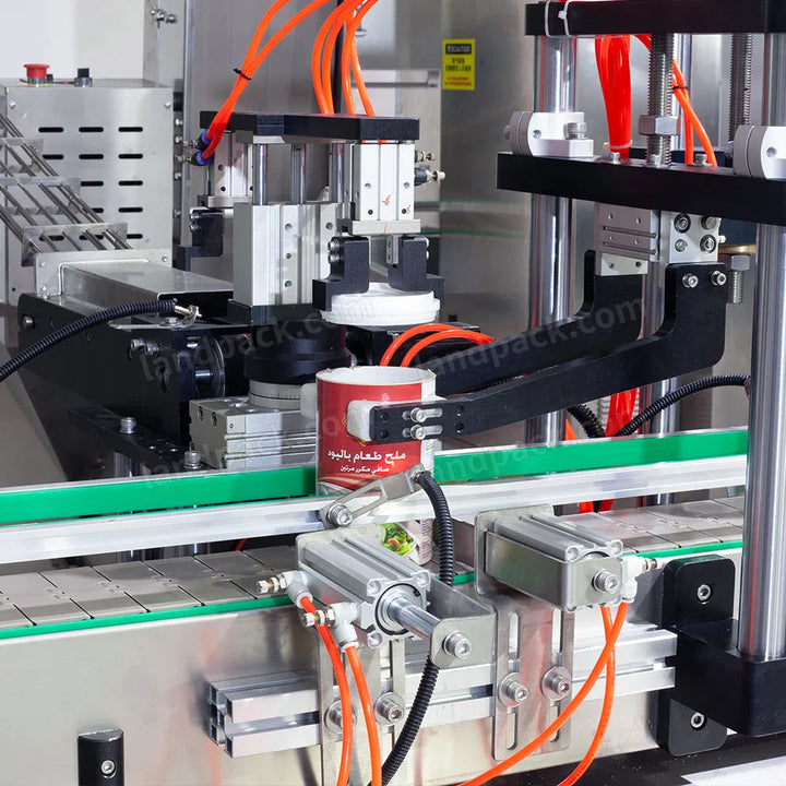 Automatic Rotary Sugar Salt Plastic Bottle Filling Capping Labeling Machine Line