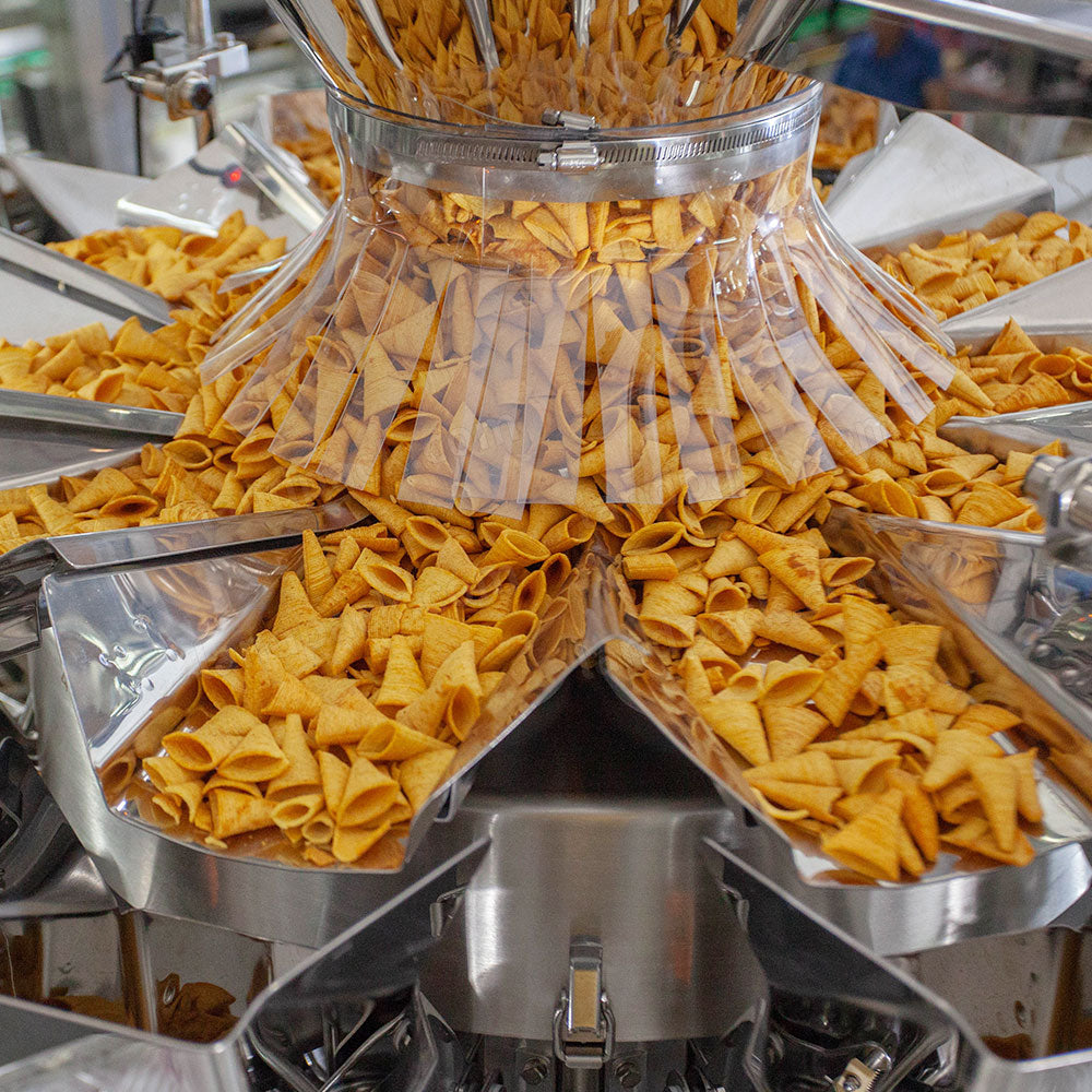 Automatic Snack Granule Cup Filling Sealing Machine Production Line