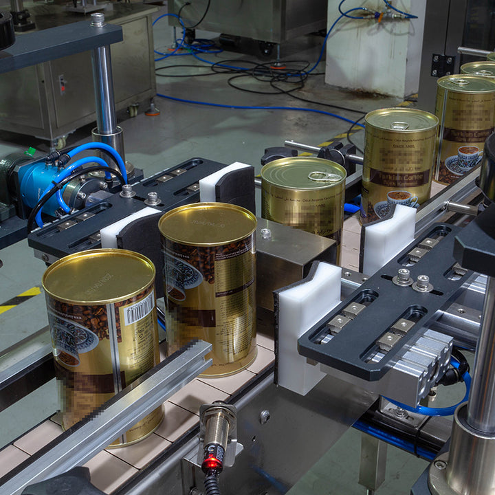 Automatic Powder Jar Can Filling Capping Sealing Machine Line 