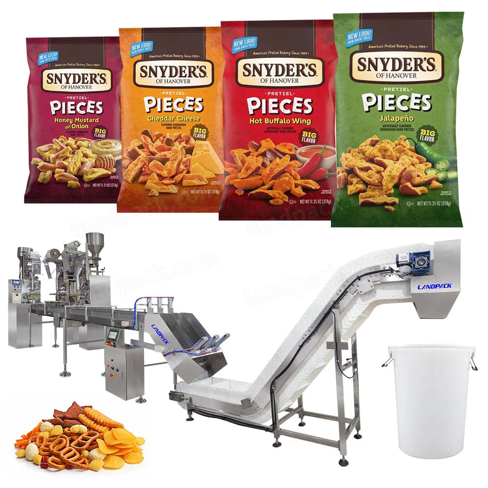 Automatic Vffs Pillow Pouch Granule Corn Flakes Chips Peanut Packaging Machine