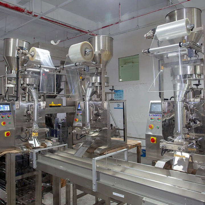 Automatic Vffs Pillow Pouch Granule Corn Flakes Chips Peanut Packaging Machine