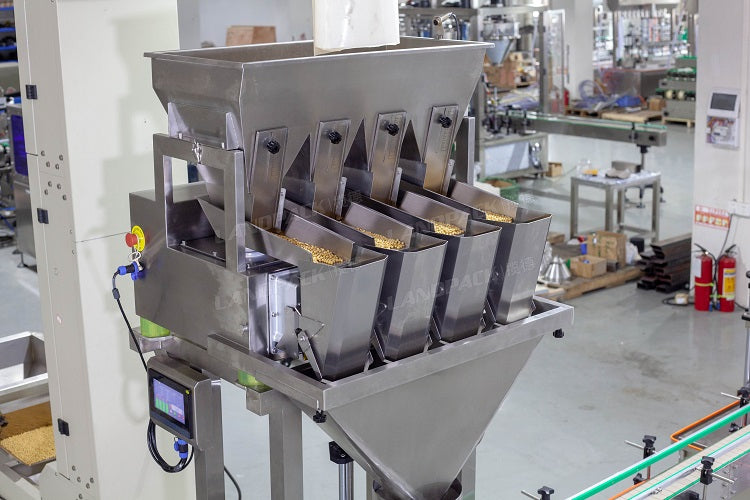Automatic Jar Bottle Granule Bear Candy Chocolate Gummy Filling Machine Line
