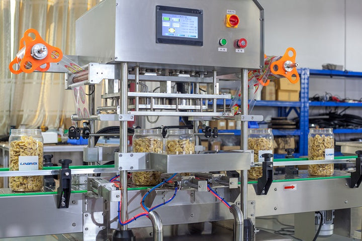 Automatic  Potato Chips Banana Chips Granule Particle Weighing and Filling Production Line Machine