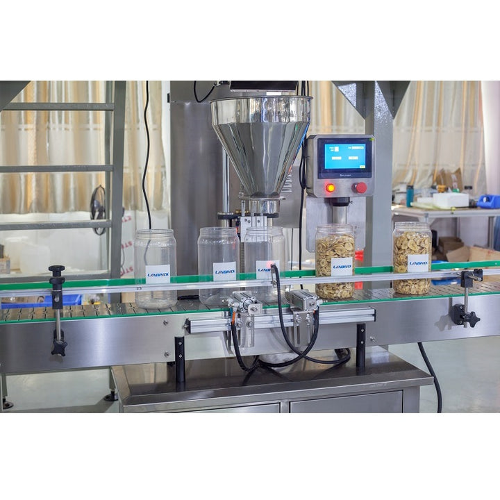 Automatic  Potato Chips Banana Chips Granule Particle Weighing and Filling Production Line Machine