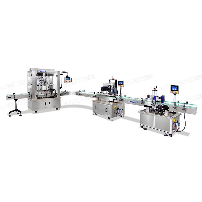 Automatic Alcohol Disinfectant Liquid Filling Capping Labeling Machine