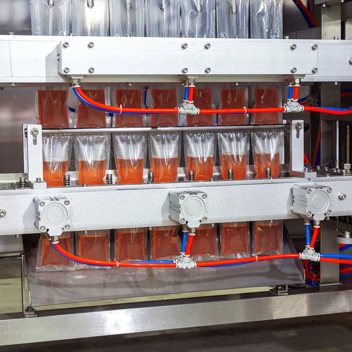 Automatic Multi Lane Hot Sauce Tomato Paste Liquid Sachet Bag Packaging Machine