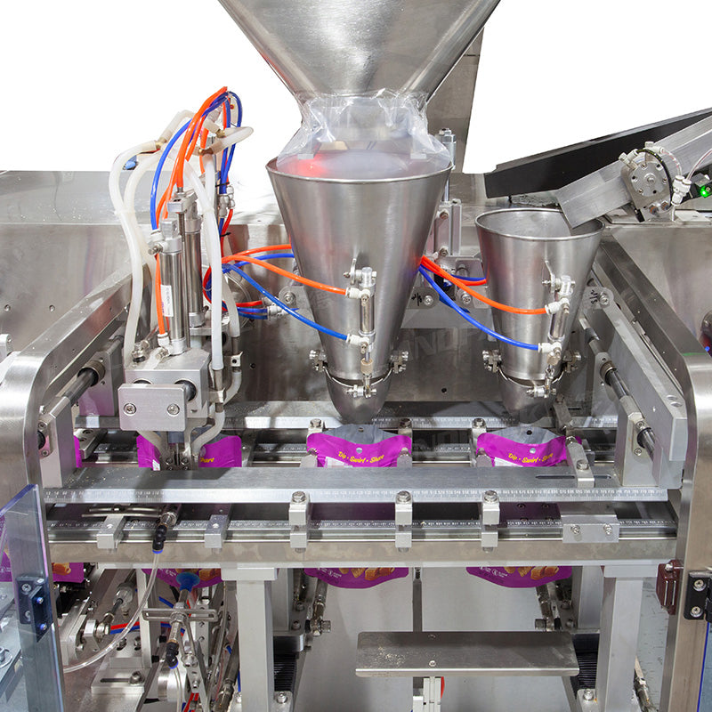 Full Automatic Egg Rolls Snack Food Horizontal Premade Pouch Packing Machine