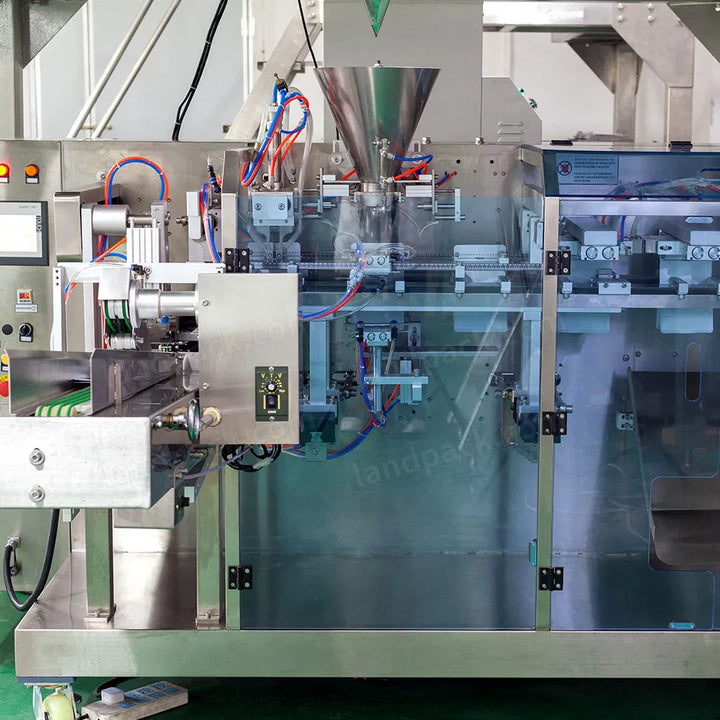 Full Automatic Beef Jerky Premade Gusset Pouch Bag Packaging Machine