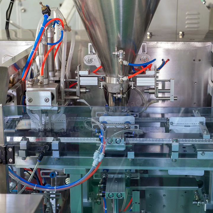 Full Automatic Beef Jerky Premade Gusset Pouch Bag Packaging Machine