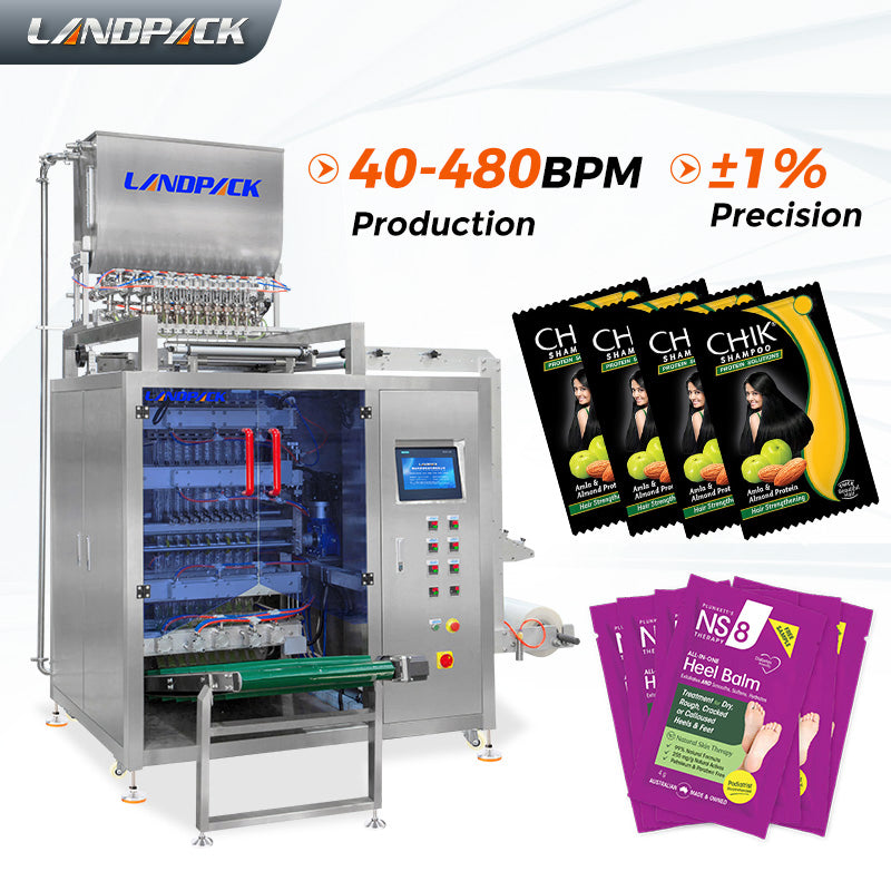 Automatic Multi Lane Shampoo Liquid Sachet Packing Machine