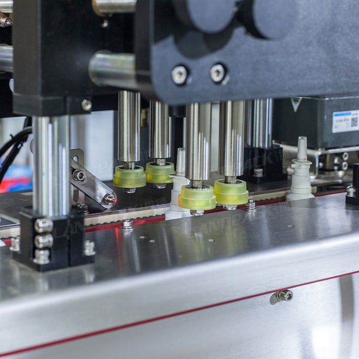 Automatic Shampoo Piston Pump Bottle Filling Capping Labeling Machine Line