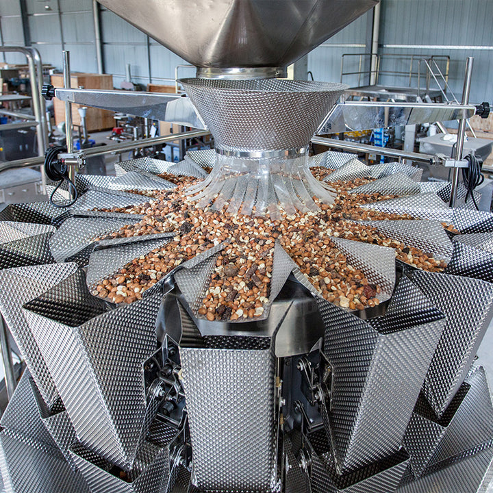 Fully Automatic Snacks Nut Potato Chips Nitrogen Packing Machine