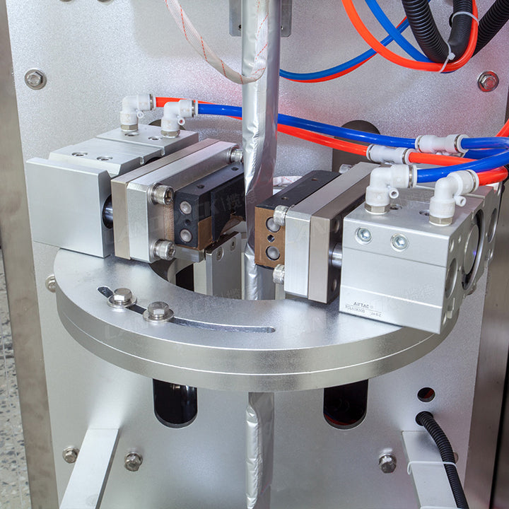 Automatic Inline Filler Powder Bottle Weighing Filling Sealing Capping Machine Line