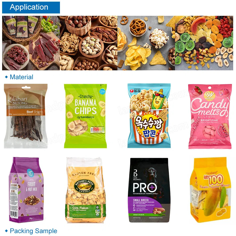 Fully Automatic Weighing Packaging Dry Food Cashew Nuts Bean Packaging Machine