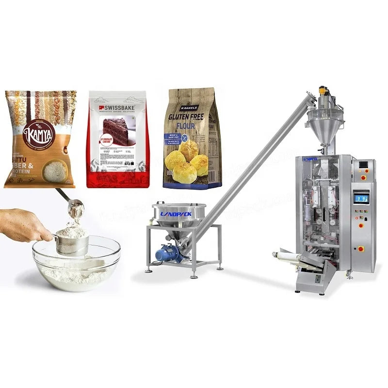 Automatic 50g-5kg Flour Powder Vertical Packing Machine