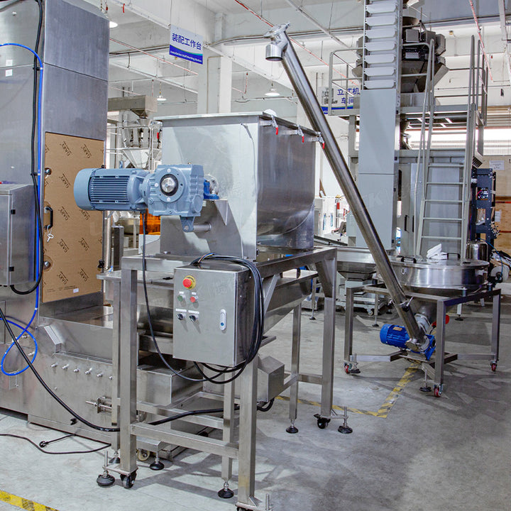 Automatic Detergent Powder Vertical Packing System Washing Powder Packaging Line