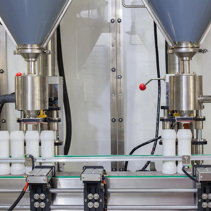 High Precision Bottle Jar Can Powder Filling Machine Line