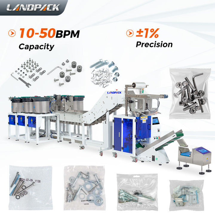 Automatic Mixing Counting Fastener Furniture Fittings Sorting Packaging Machine