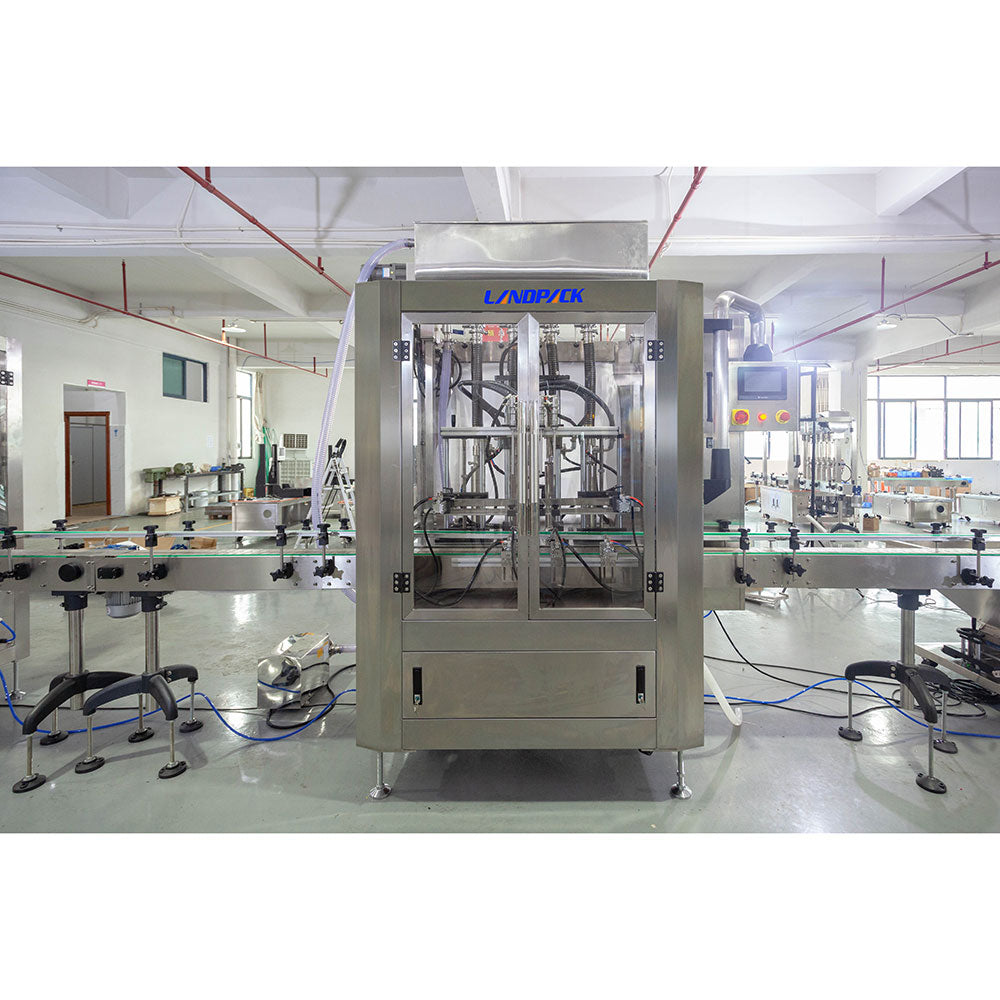 Labelling Capping Machine High Precision Olive Oil Filling Capping Labeling Machine – Landpack ...