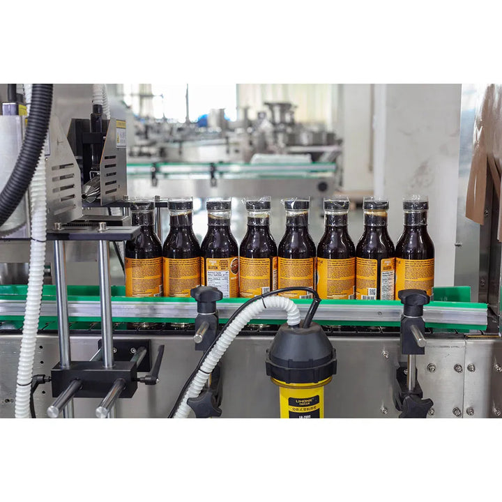 High Precision Peanut Butter Jam Filling Capping Labeling Machine