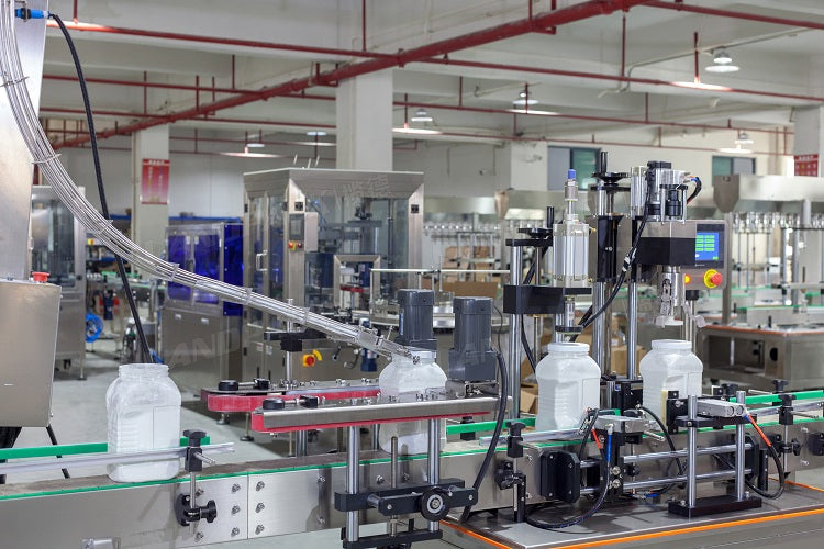 High-Speed Automatic Powder Bottle Filling Production Line