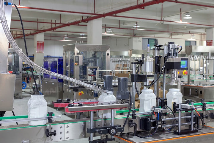 High-Speed Automatic Powder Bottle Filling Production Line