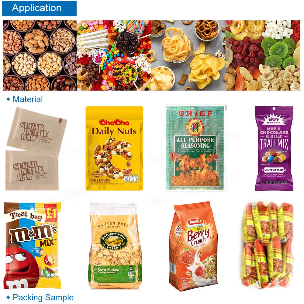 Automatic Sunflower Seed Vertical Vffs Sachets Packaging Packing Machine