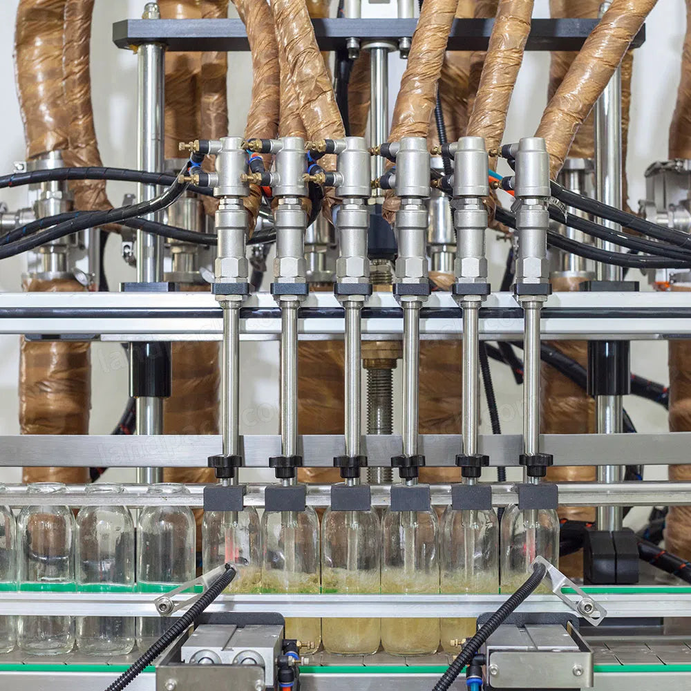 Automatic Juice Drink Filling Capping and Labeling Line with Bottle Washing Machine