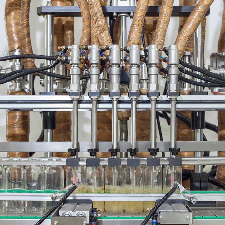 Automatic Juice Drink Filling Capping and Labeling Line with Bottle Washing Machine