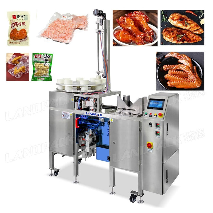 Semi Automatic Frozen Food Vacuum Mini Premade Pouch Packing Machine