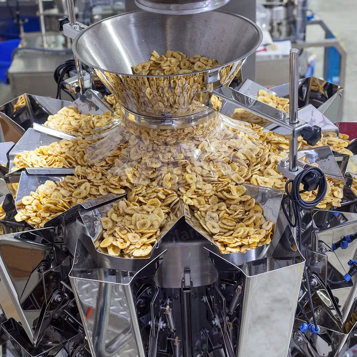 Automatic Beans Bean Potato Banana Chips Raisin Packaging Packing Machine