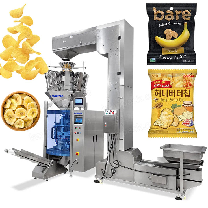 Automatic Beans Bean Potato Banana Chips Raisin Packaging Packing Machine