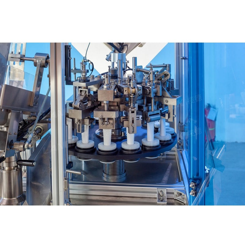 Automatic Aluminum Tube Filling & Sealing Machine with Dust Cover – High-Speed Tube Filler