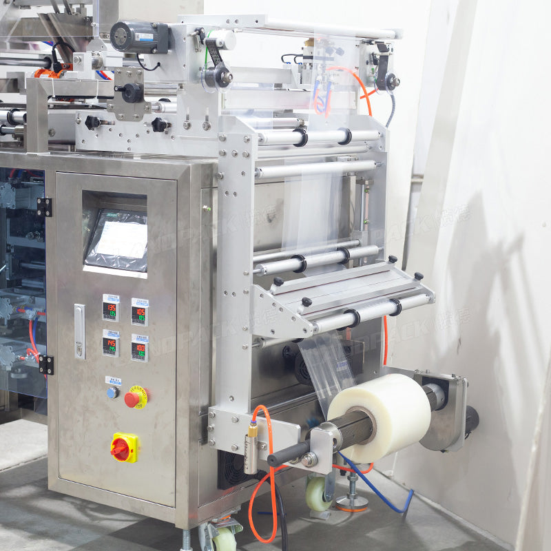 Automatic 2 Lane Sugar Salt Granule Sachet Pouch Bag Packing Machine