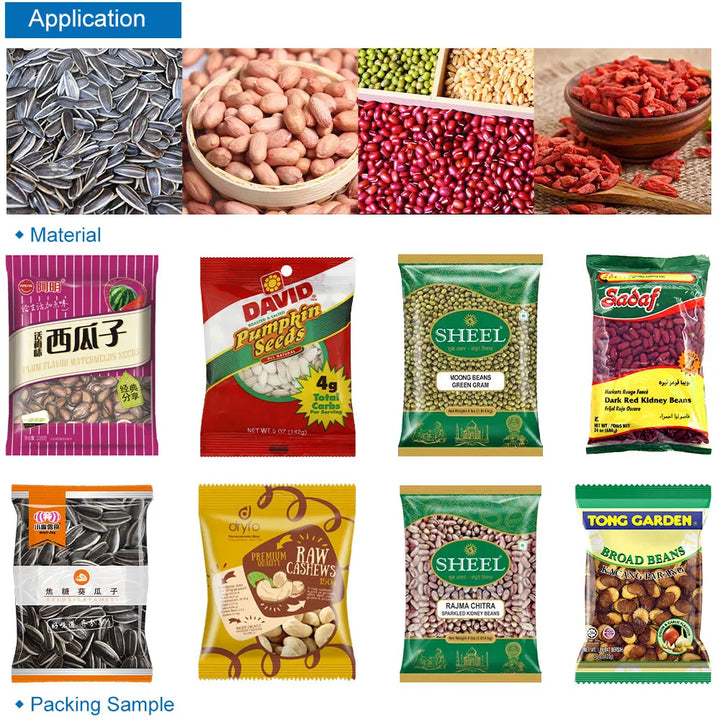 Automatic Granule Snack Sunflower Seed Nuts Vertical Packing Machine