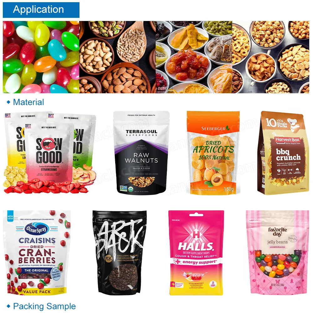 Mini Doypack Machine Date Dry Fruit Premade Pouch Packing Machine