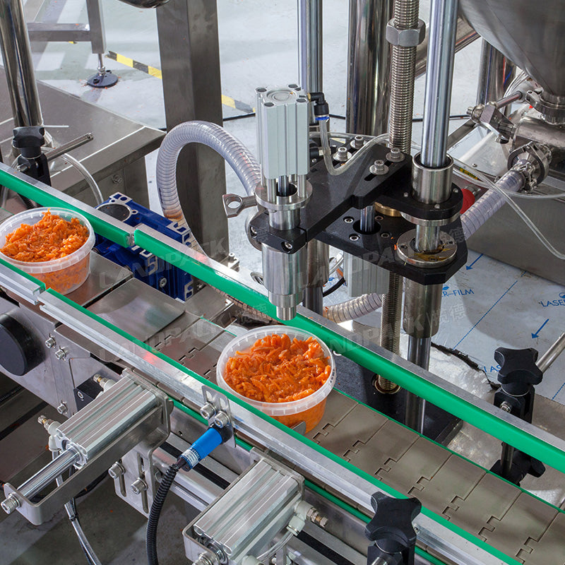 Multi-Function Pickled Kimchi Bottle Jar Bucket Filling Capping Machine Line