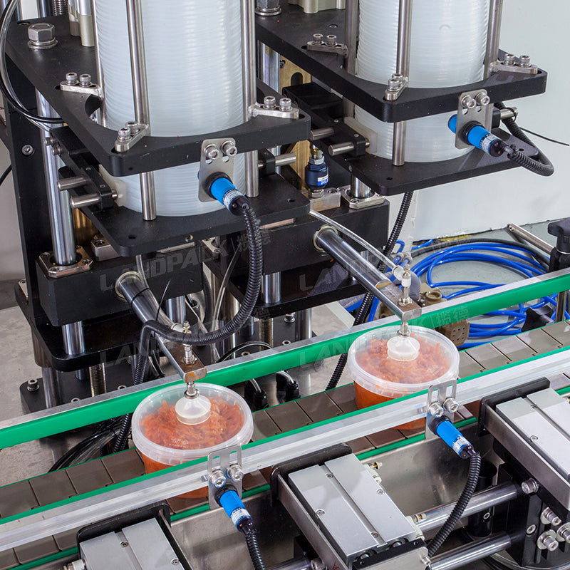 Multi-Function Pickled Kimchi Bottle Jar Bucket Filling Capping Machine Line