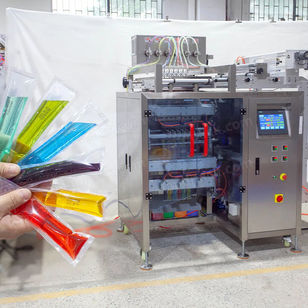 Multi Lanes Popsicle Jelly Stick Bag Packing Machine