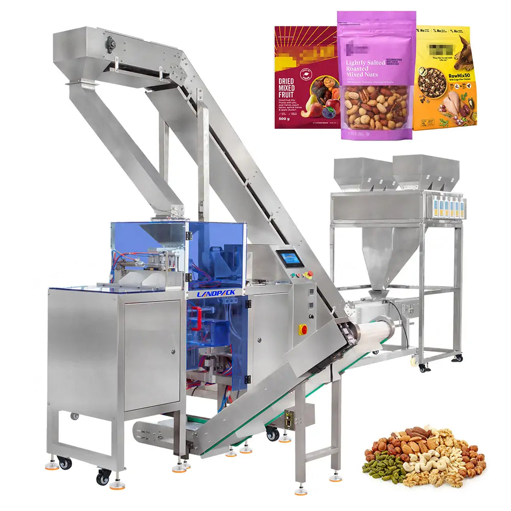 Automatic Mixed Nuts Snack Mini Doypack Packing Machine With Measure & Mixture