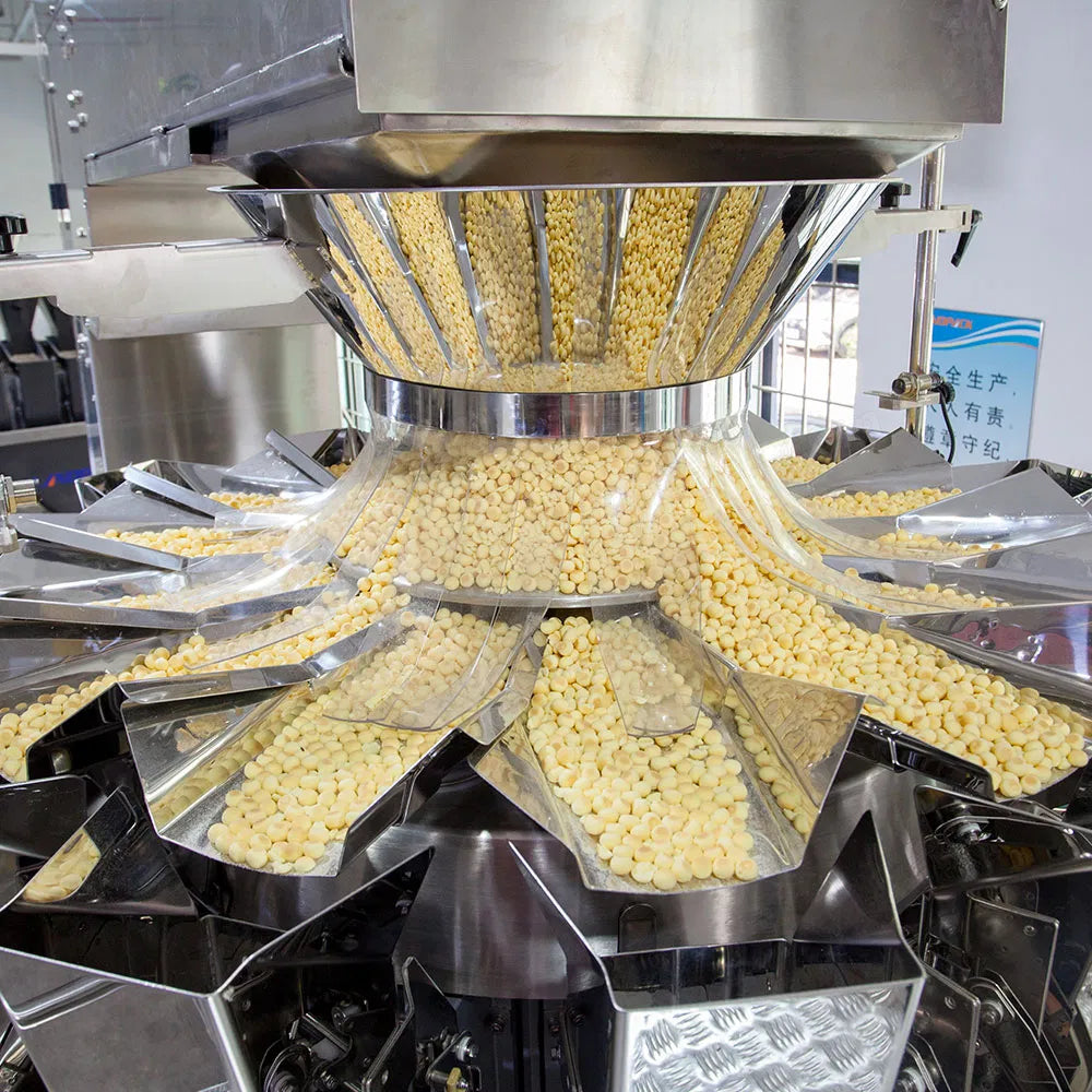 Rotary Packaging Machine Popcorn Granule Premade Pouch Weigh and Filling Packing Machine