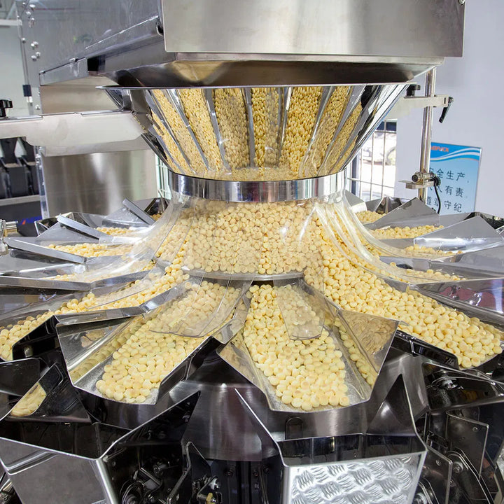Rotary Packaging Machine Popcorn Granule Premade Pouch Weigh and Filling Packing Machine